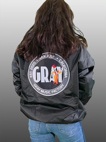 GRAY Jacket Back